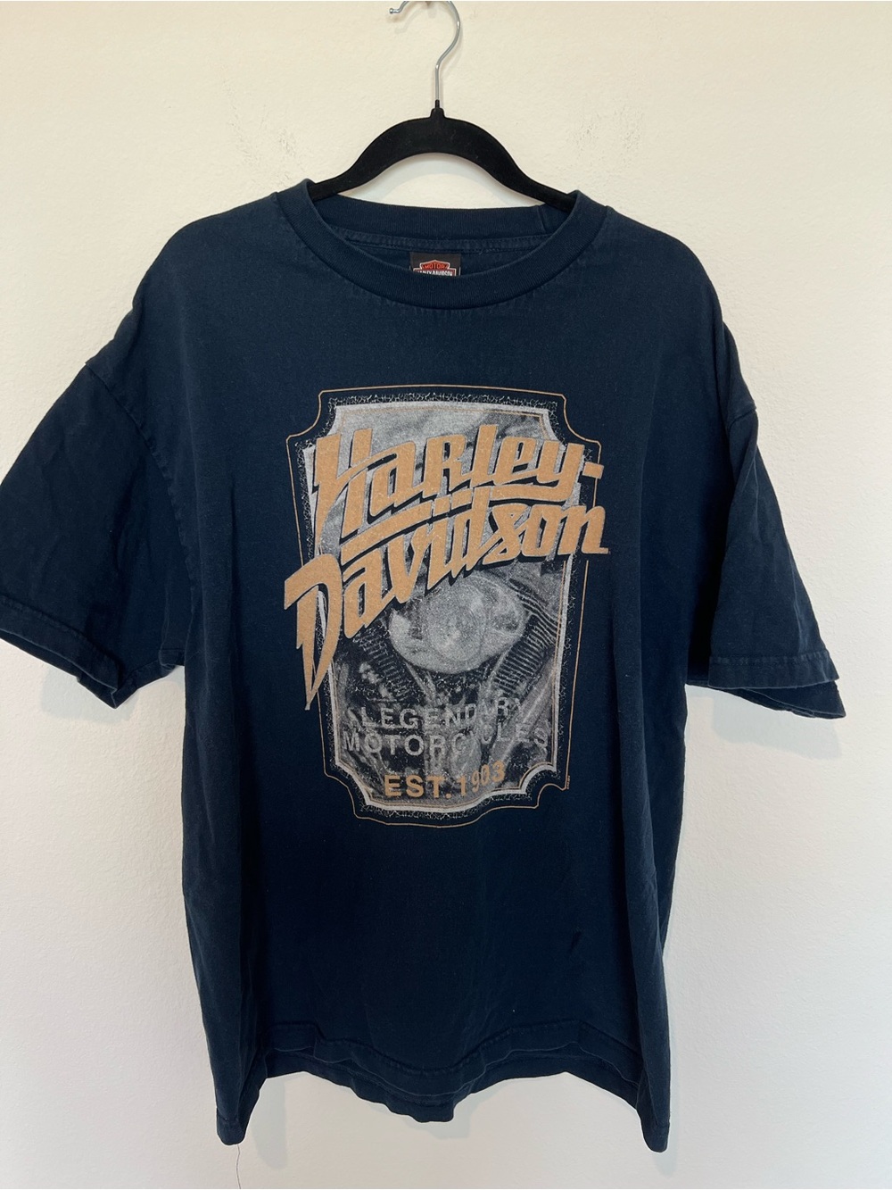 Harley-Davidson Men's Navy Graphic Logo T-Shirt